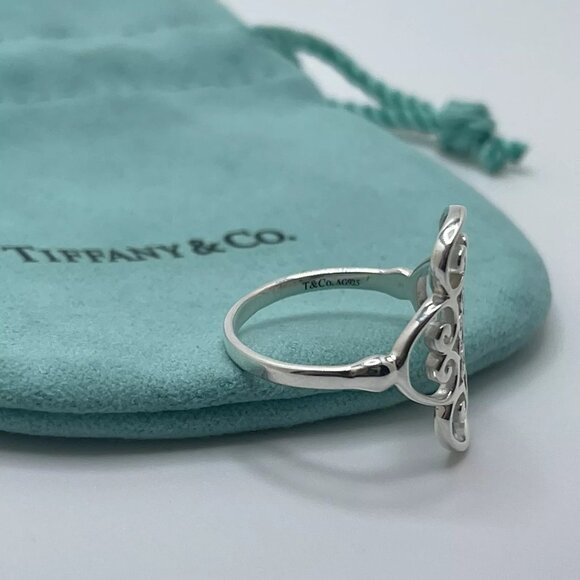 RETIRED NEVER WORN!! Tiffany & Co. Paloma Picasso Goldoni Quadruplo - Size 5 - Picture 5 of 5